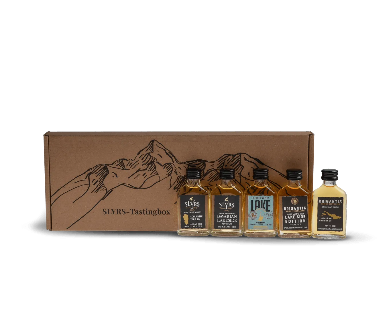 Zwei Seen, eine Freundschaft – Lake Connection Tasting Set (5x 0,02l)