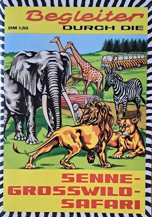 Begleiter durch die Senne-Großwild-Safari Stukenbrock (ca. 1970)