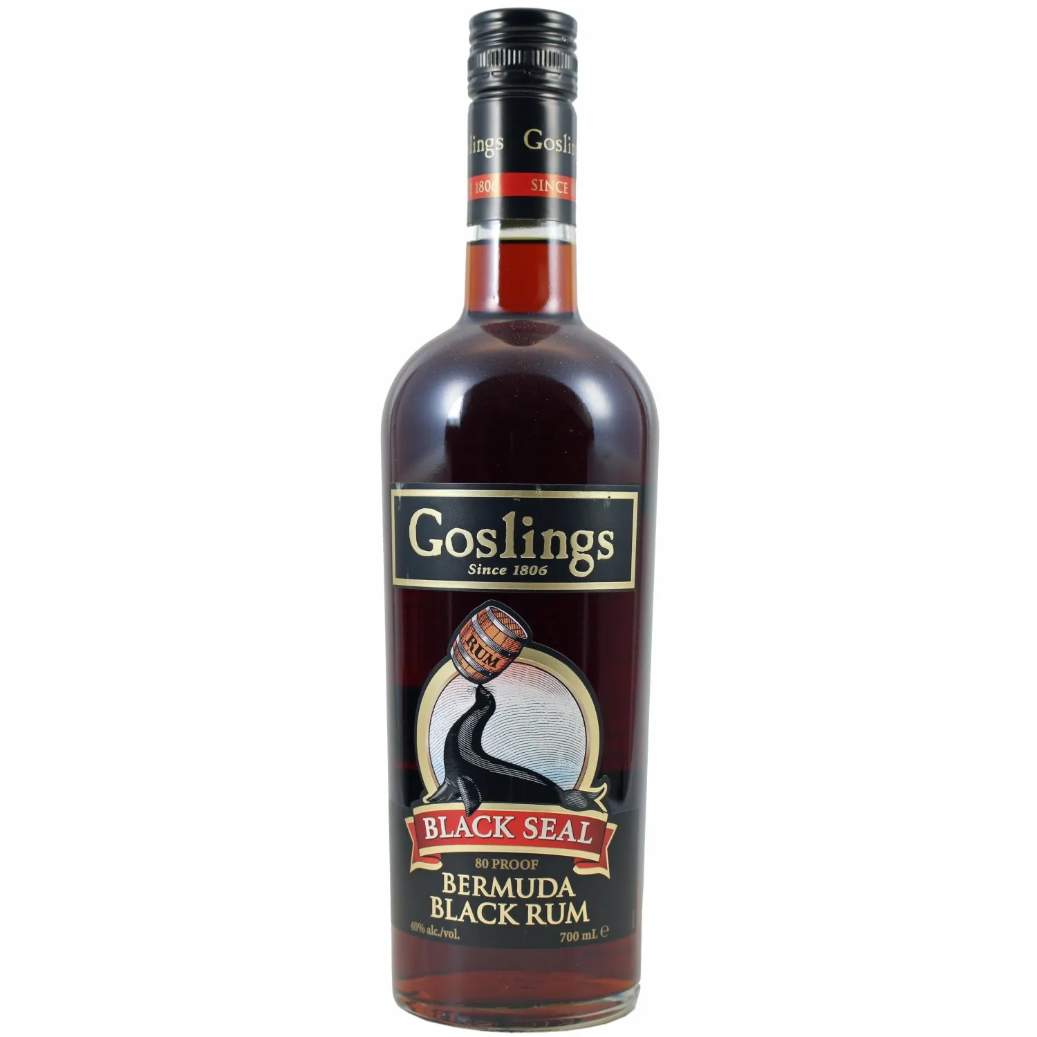 Gosling Black Seal – Bermuda Black Rum – 40% Vol. 0,70 l