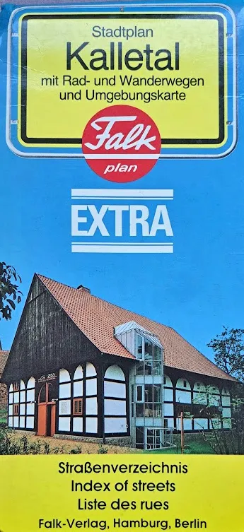 Stadtplan Kalletal mit Rad- und Wanderwegen (1:15.000)