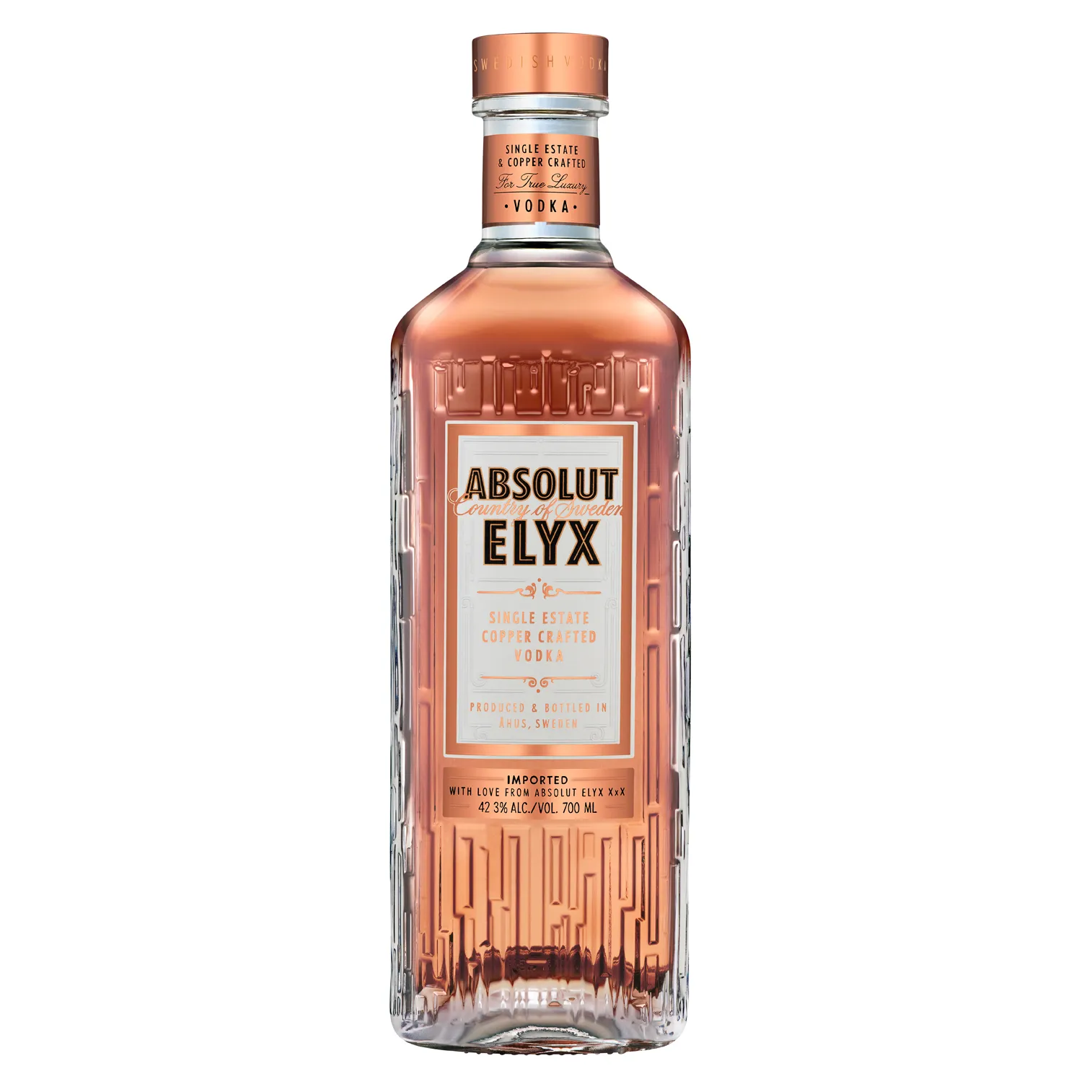 Absolut Elyx Vodka – 42,3% Vol. 0,70 l – Schweden