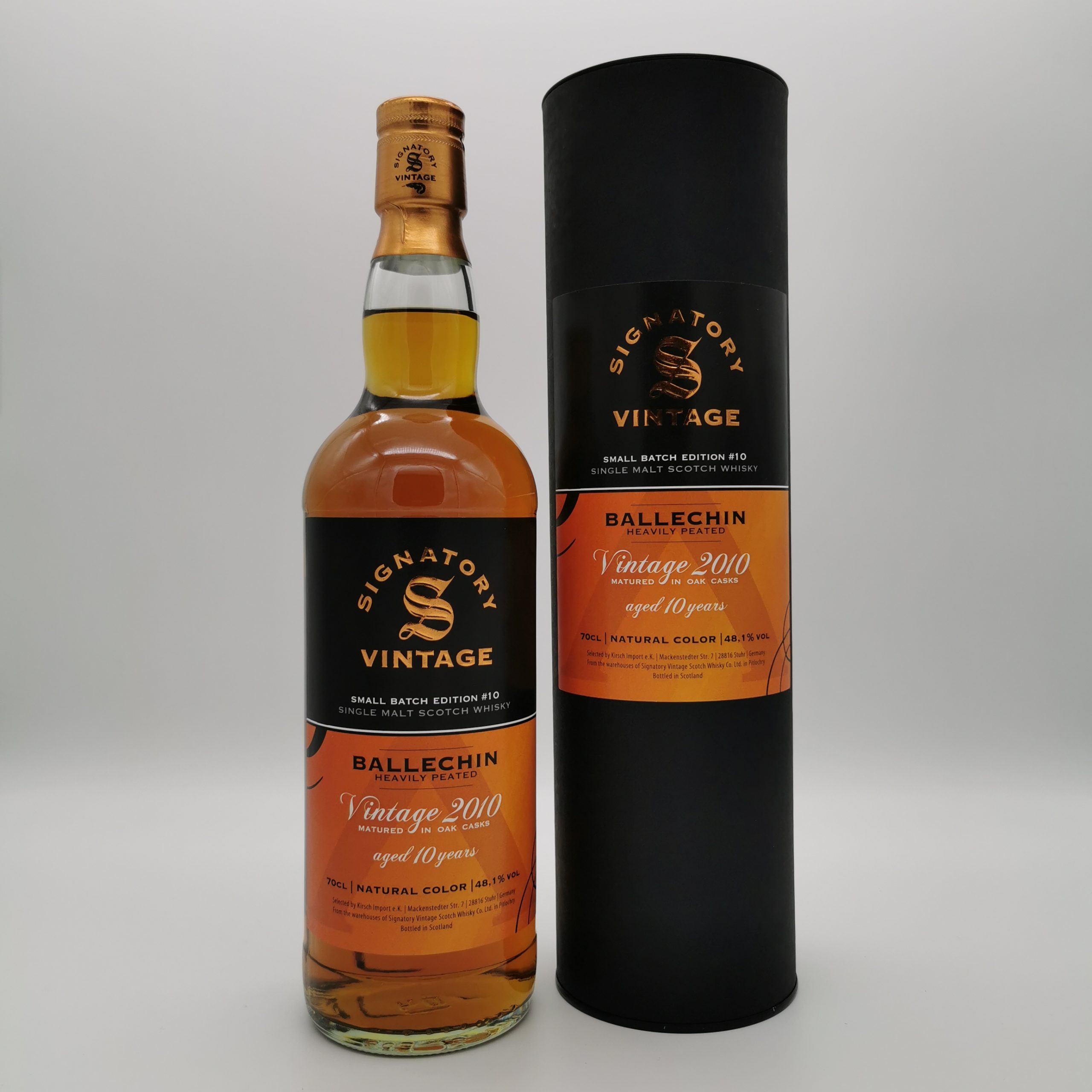 Ballechin 2010/2020 Small Batch Edition #10 -Signatory Vintage- 48,1% 0,7L – Bild 2