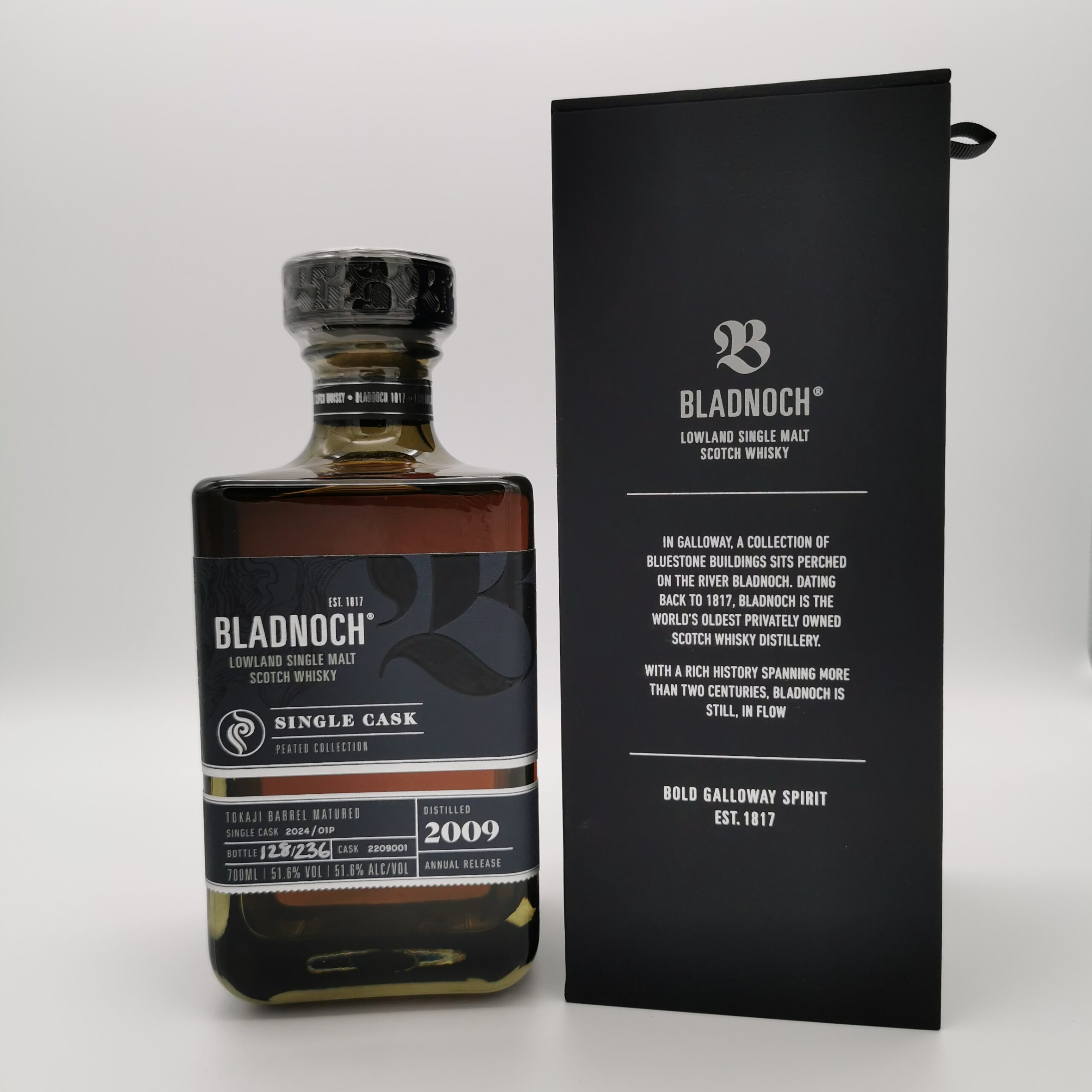 Bladnoch 2009/2024 Heavily Peated Tokaji Single Cask #2203001 51,6%vol. 0,7L