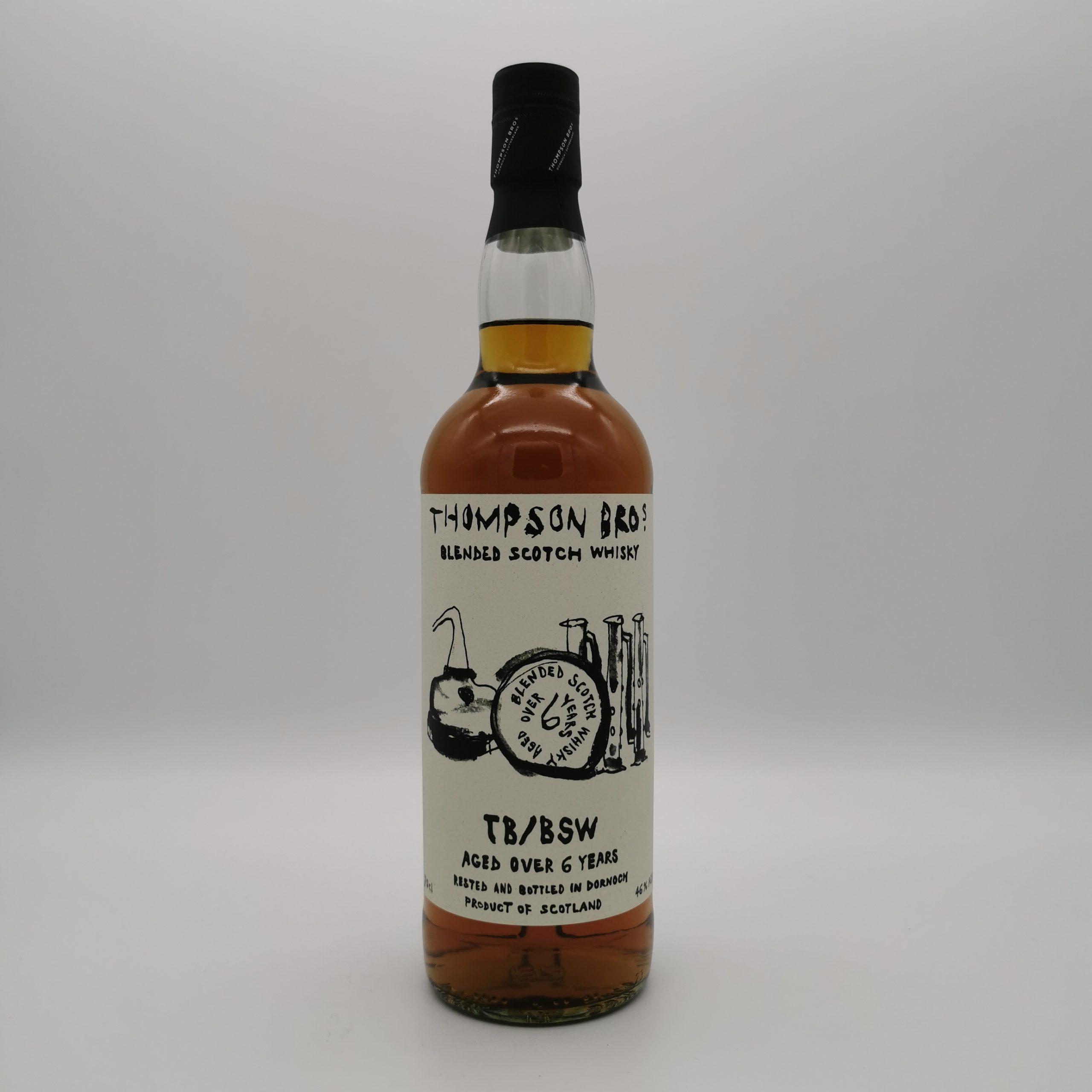 Blended Scotch Whisky 6 Jahre Sherry Cask Matured -Thompson Bros.- 46% 0,7L – Bild 2