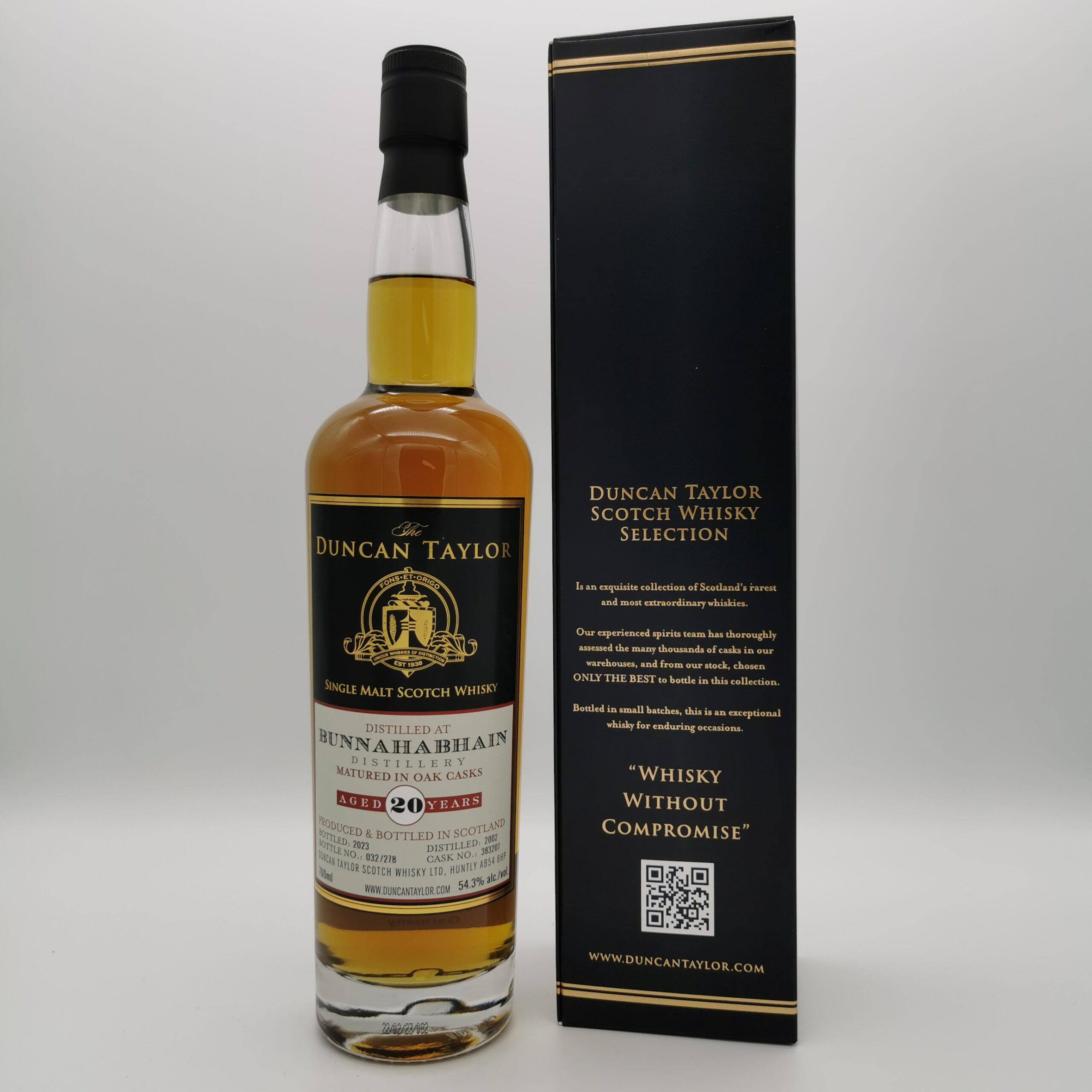 Bunnahabhain 20 Jahre 2002/2023 Sherry Cask #383207 -Duncan Taylor- 54,3% 0,7L – Bild 3