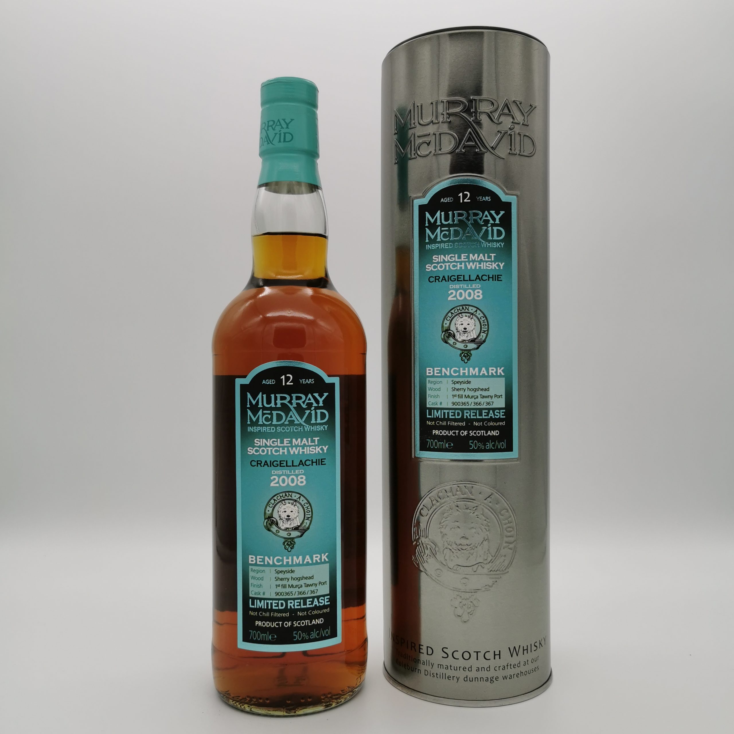 Craigellachie 2008 1st Fill Murca Tawny Port Finish –Murray McDavid- 50%vol. 0,7L – Bild 2