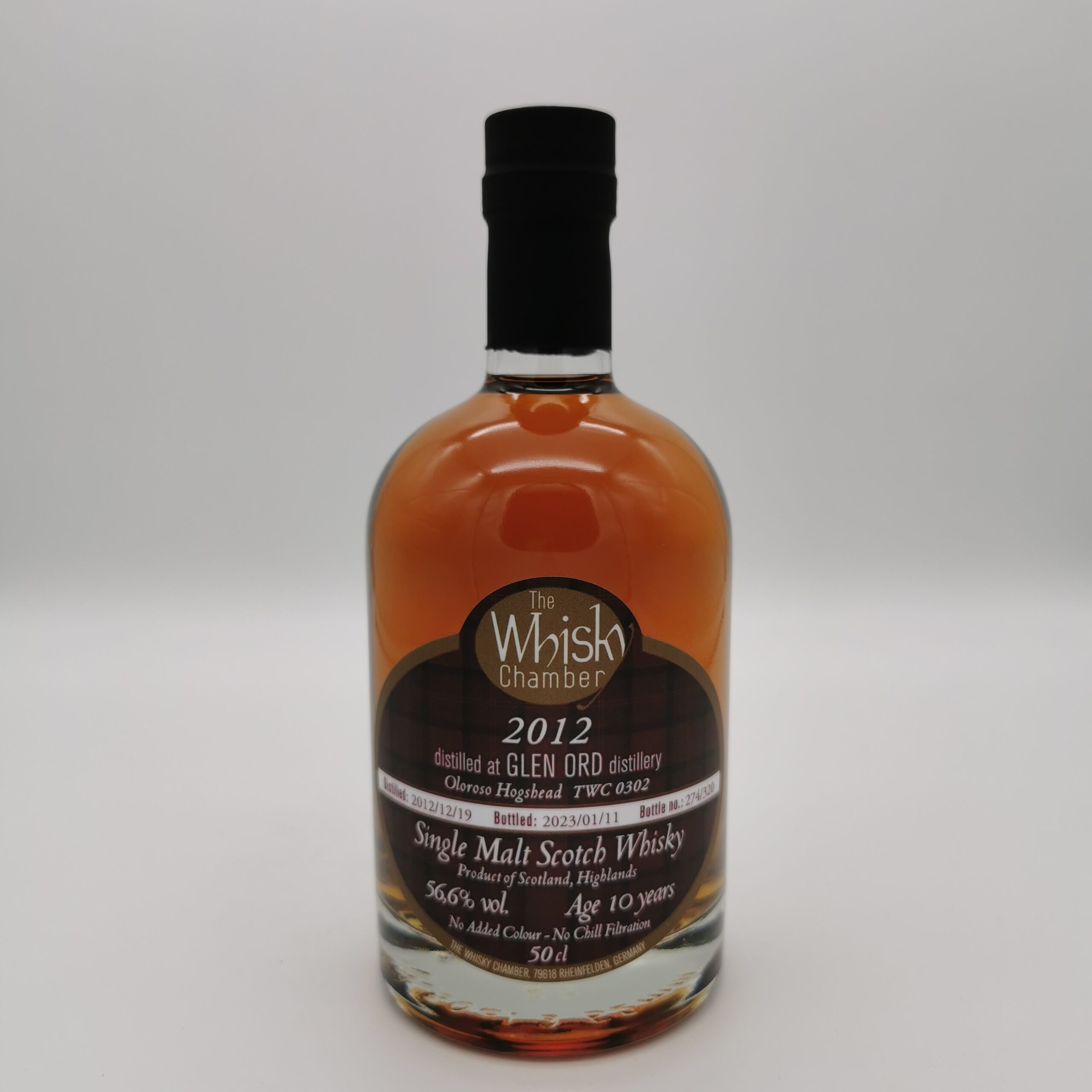 Glen Ord 10 Jahre 2012/2023 Oloroso Barrel -The Whisky Chamber- 56,6%vol. 0,5L – Bild 2