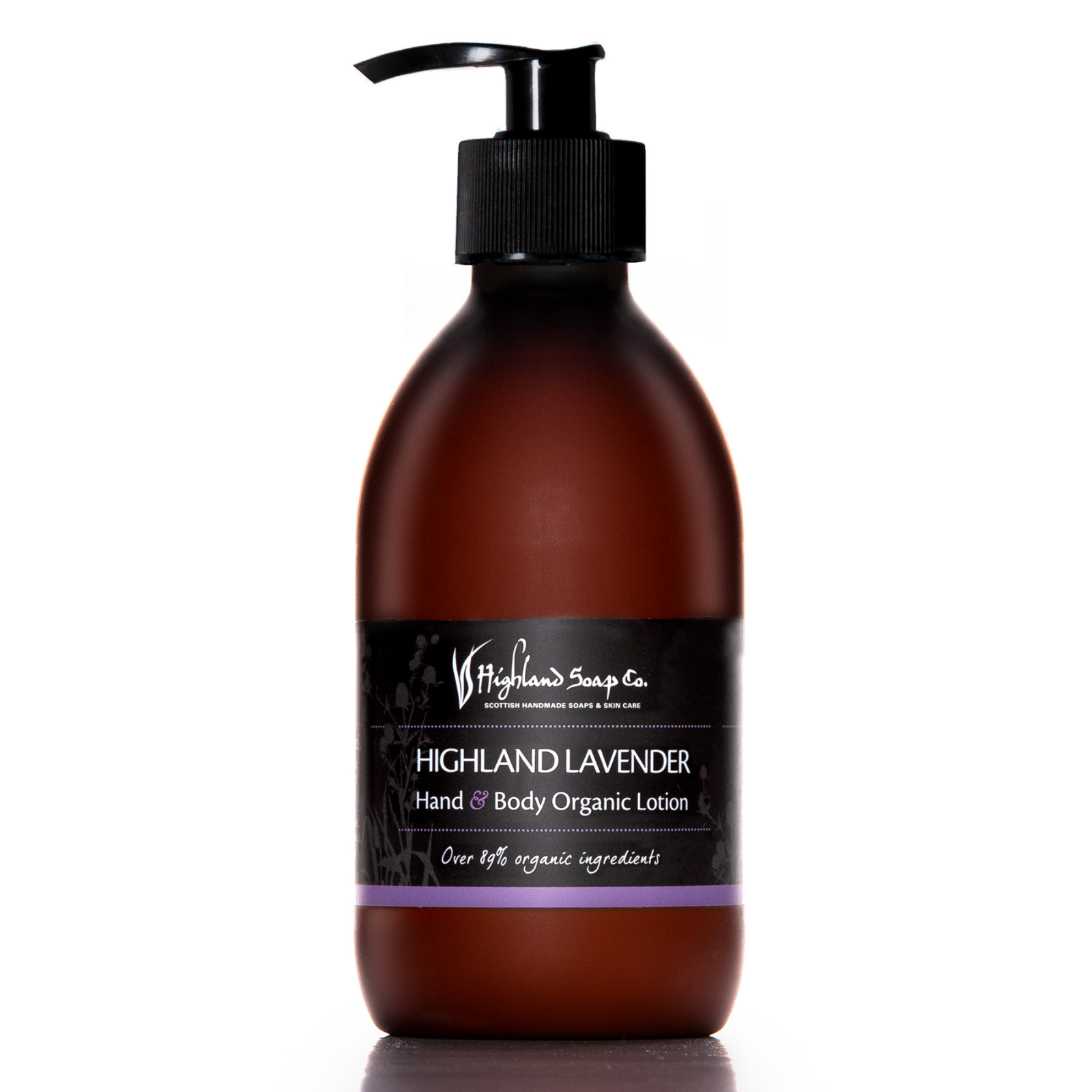 Highland Soap Co. Hand- & Körperlotion Lavendel 300ml, Pumpe