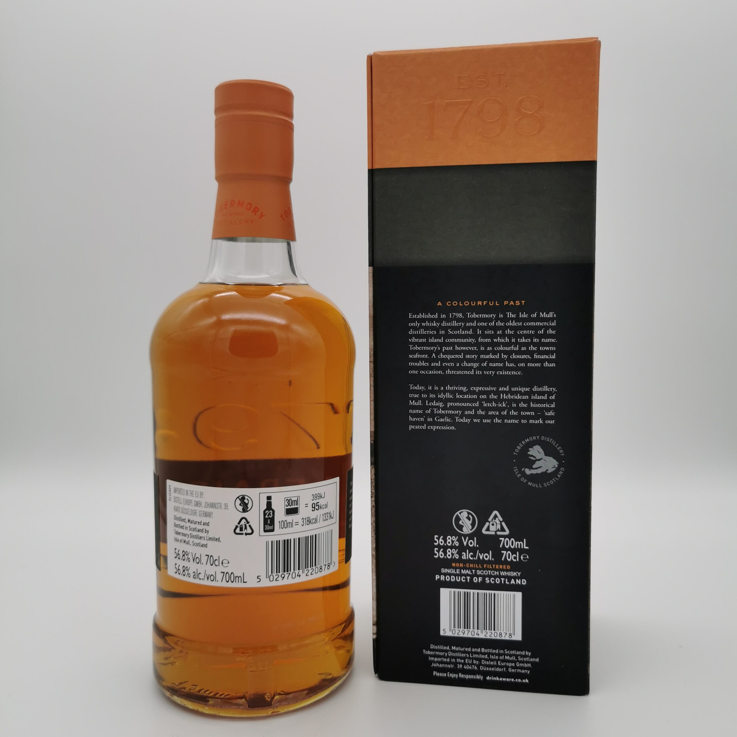 Ledaig 9 Jahre Bordeaux Red Wine Cask 56,8%vol. 0,7L – Bild 3
