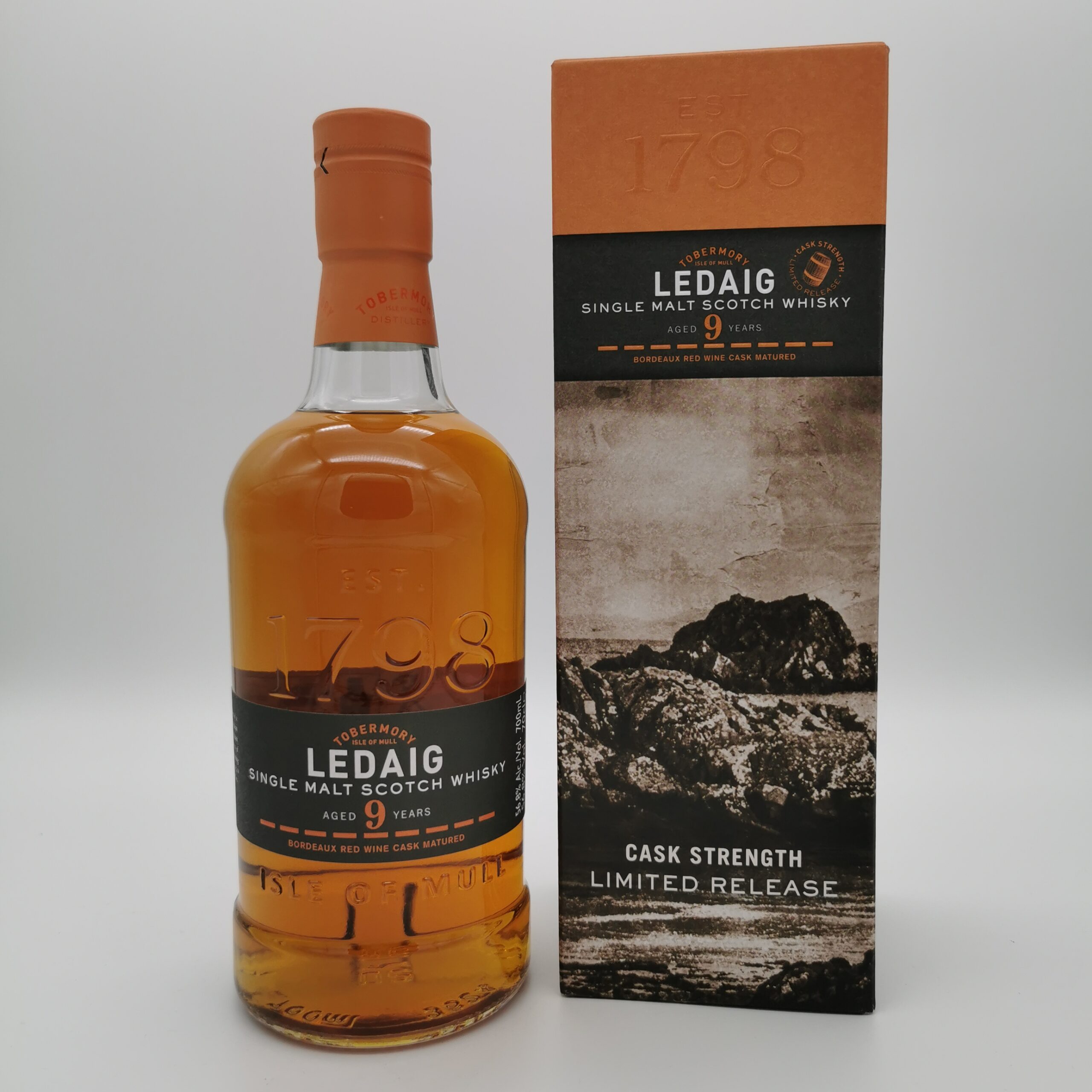 Ledaig 9 Jahre Bordeaux Red Wine Cask 56,8%vol. 0,7L