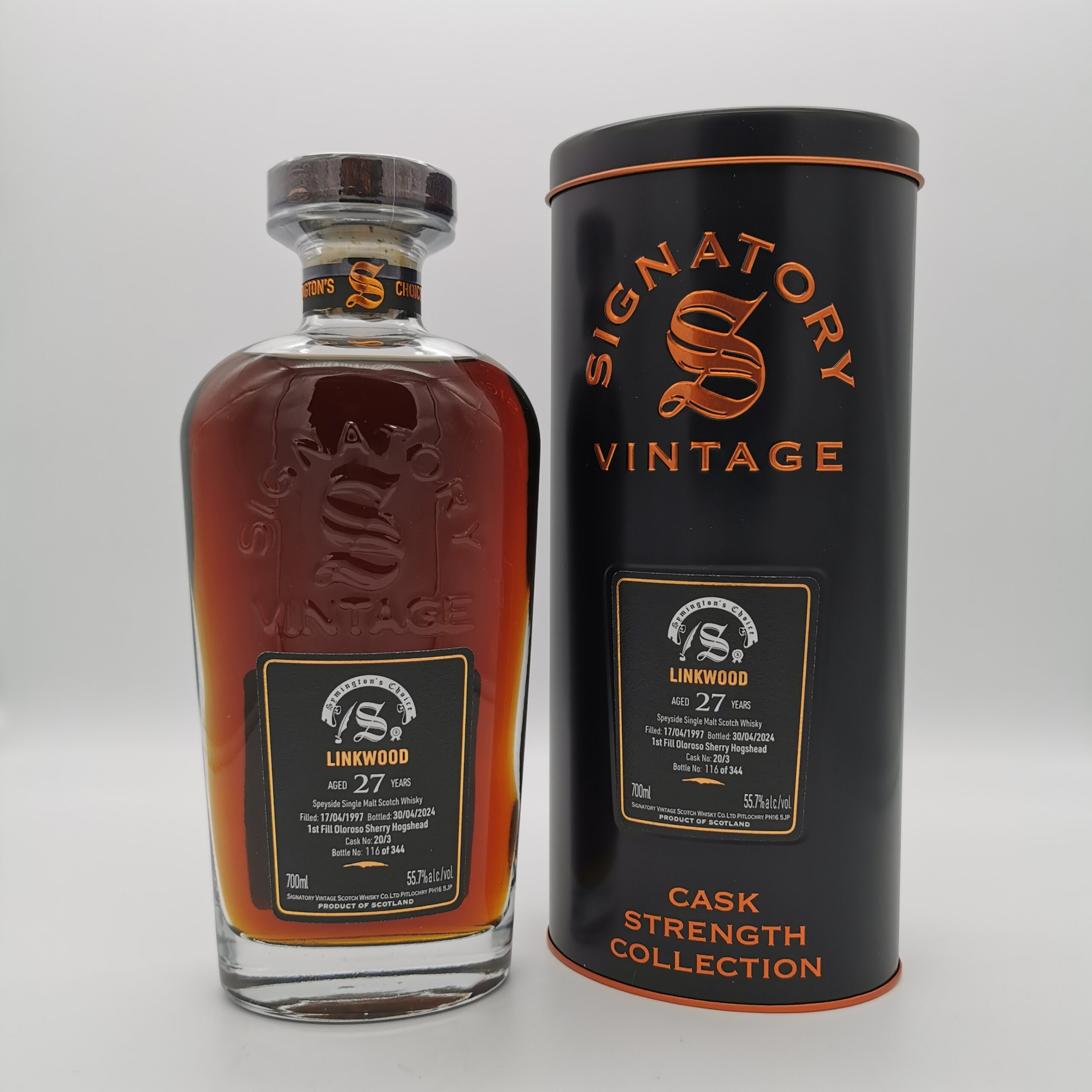 Linkwood 27 Jahre 1997/2024 Oloroso Sherry Hogshead #20/3 -Symington’s Choice- 55,7%vol. 0,7L – Bild 2