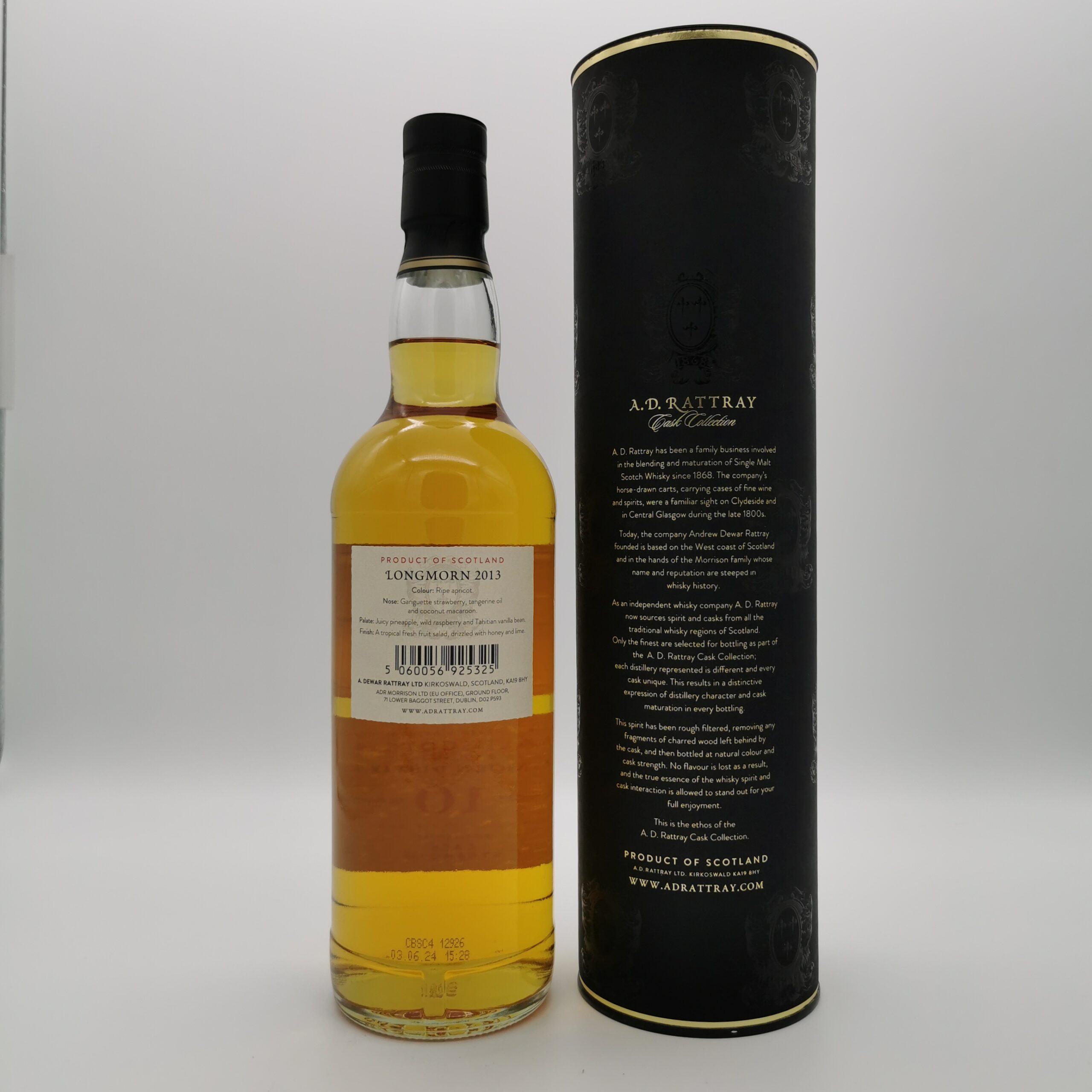 Longmorn 10 Jahre 2013/2024 Bourbon Barrel #2711 -A.D. Rattray- 61,7%vol. 0,7L – Bild 3