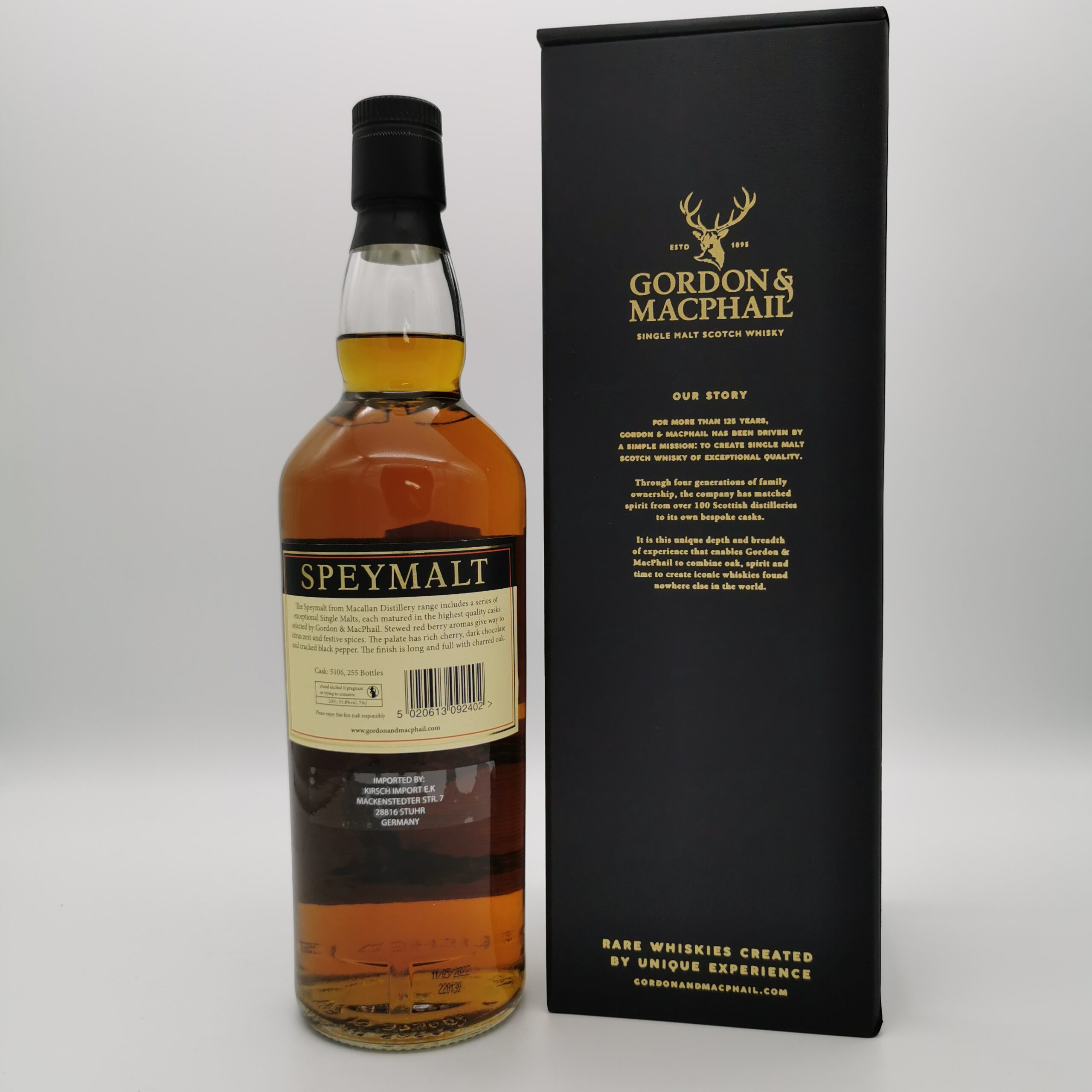 Macallan Speymalt 2001/2022 Sherry Cask #5106 -Gordon&MacPhail- 55,8% 0,7L – Bild 3