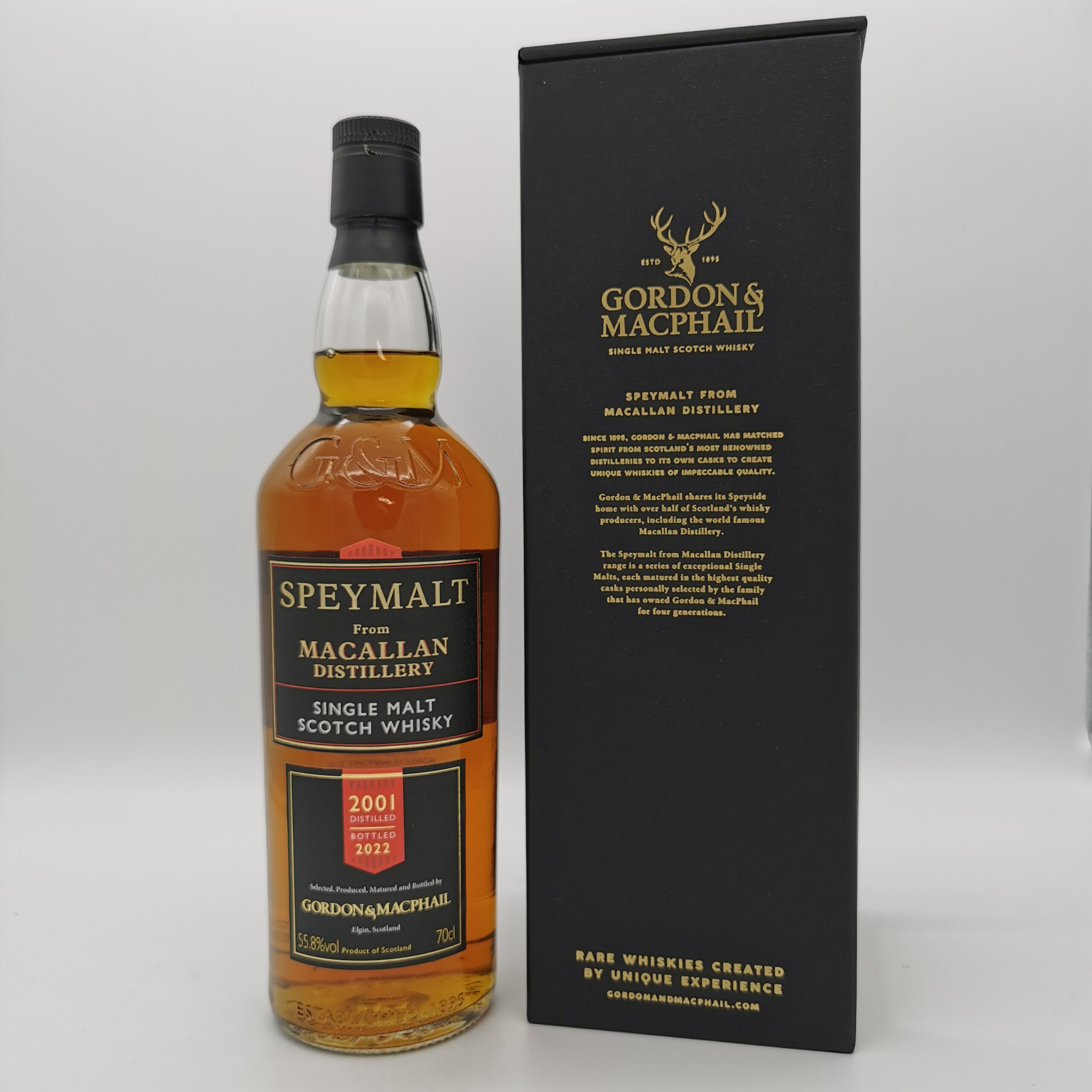 Macallan Speymalt 2001/2022 Sherry Cask #5106 -Gordon&MacPhail- 55,8% 0,7L – Bild 2