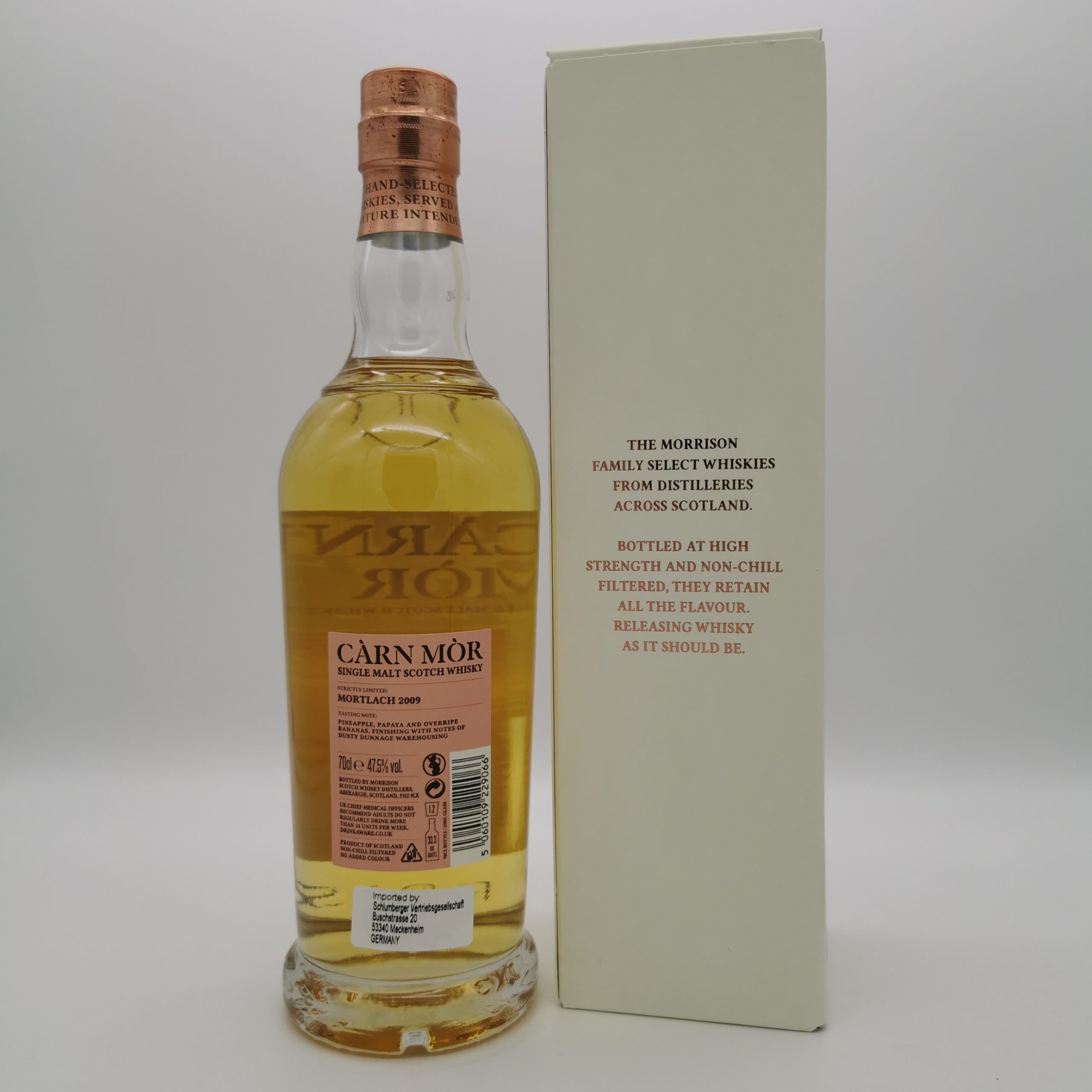 Mortlach 12 Jahre 2009/2022 Barbados Rum Cask Strictly Limited -Carn Mor- 47,5%vol. 0,7L – Bild 3