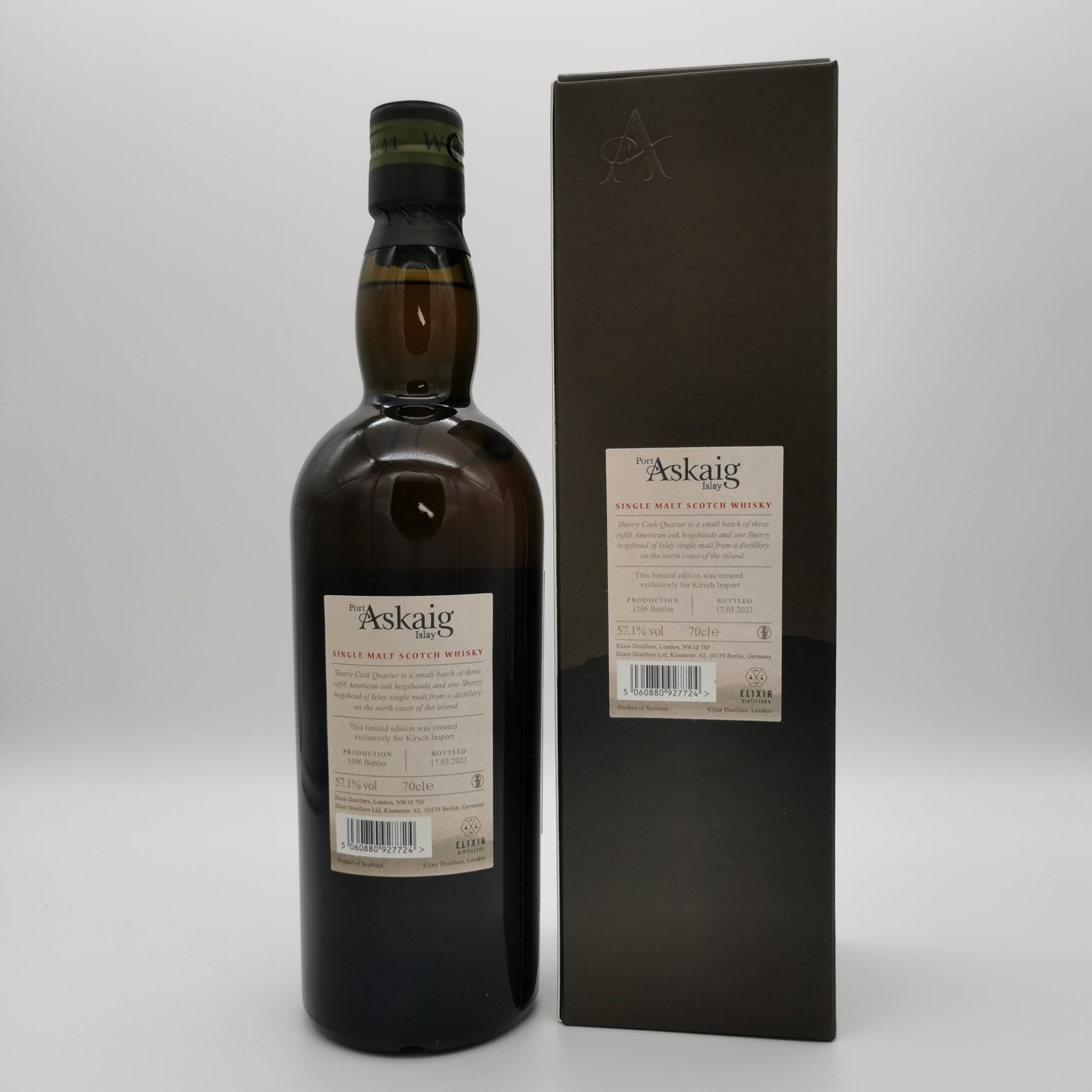 Port Askaig 2014/2023 Sherry Cask Quarter exclusive for Germany 57,1% 0,7L – Bild 3