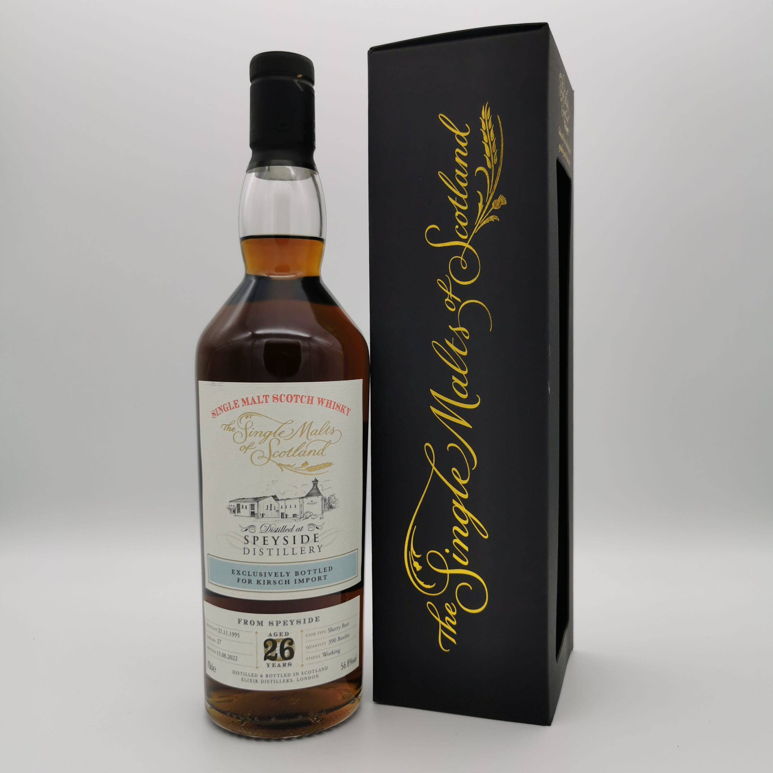 Speyside Distillery 26 Jahre 1995/2022 Sherry Butt #27 –The Single Malts of Scotland- 56,8%vol. 0,7L – Bild 2