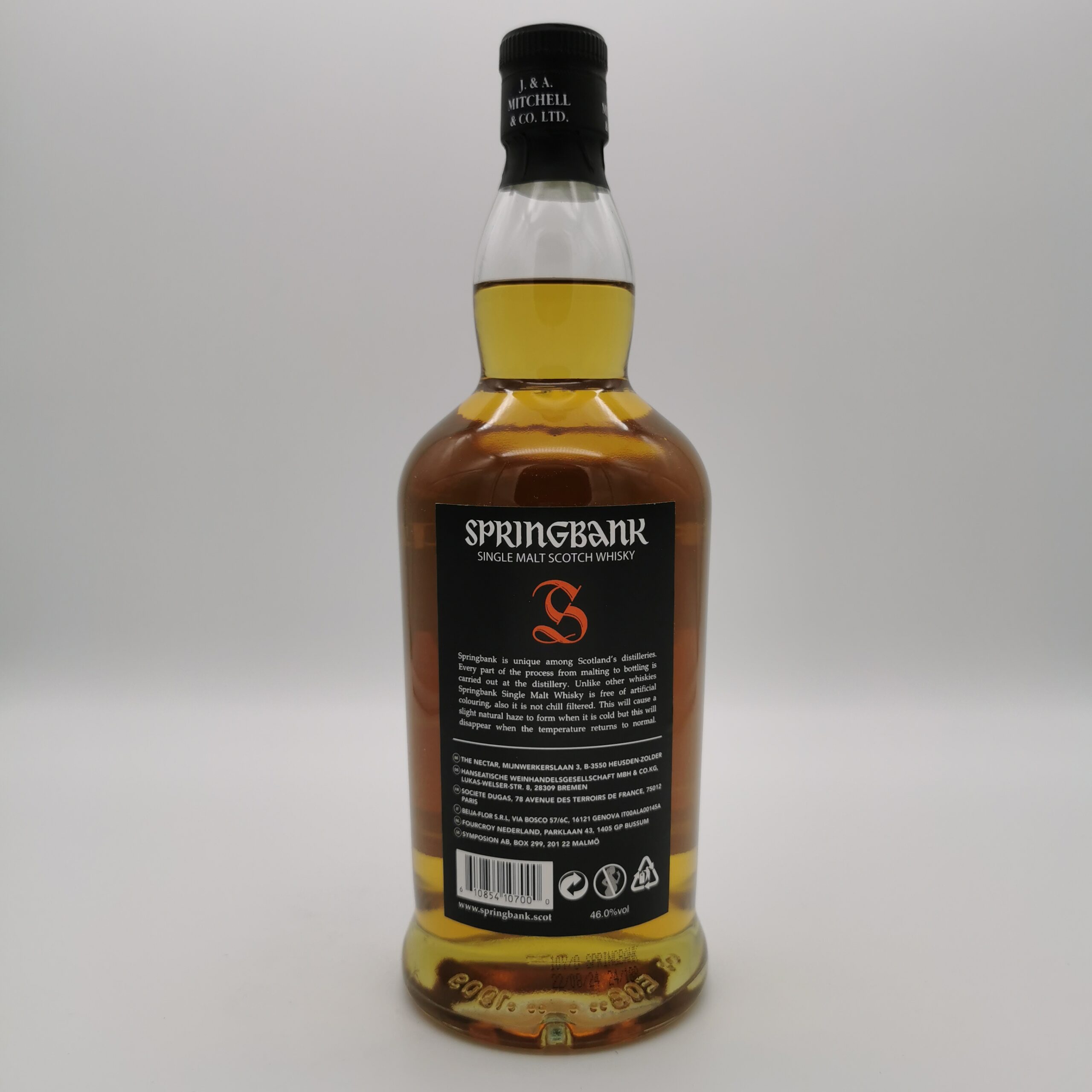 Springbank 10 Jahre 2024 46%vol. 0,7L – Bild 3