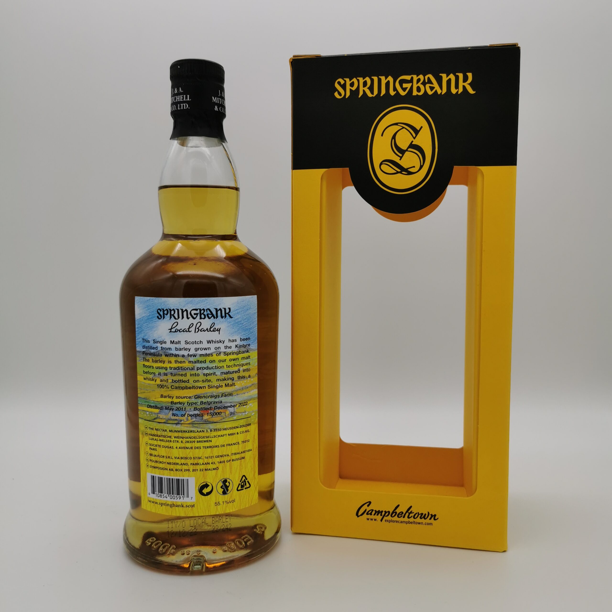 Springbank 11 Jahre Local Barley Release 2022 55,1%vol. 0,7L – Bild 3