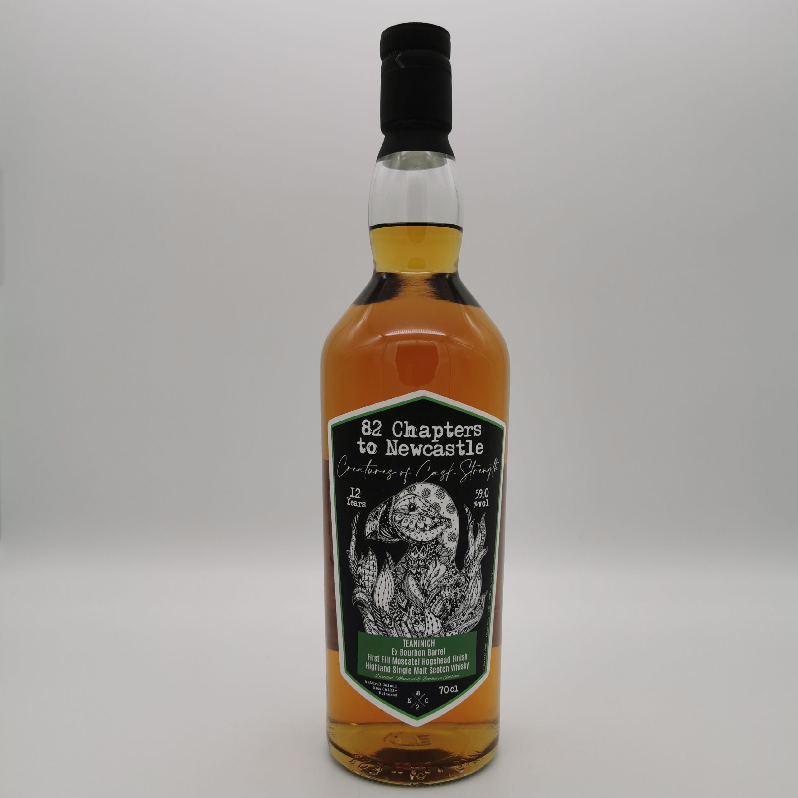 Teaninich 12 Jahre 1st Fill Moscatel Hogshead Finish -82 Chapters to Newcastle- 59,0%vol. 0,7L