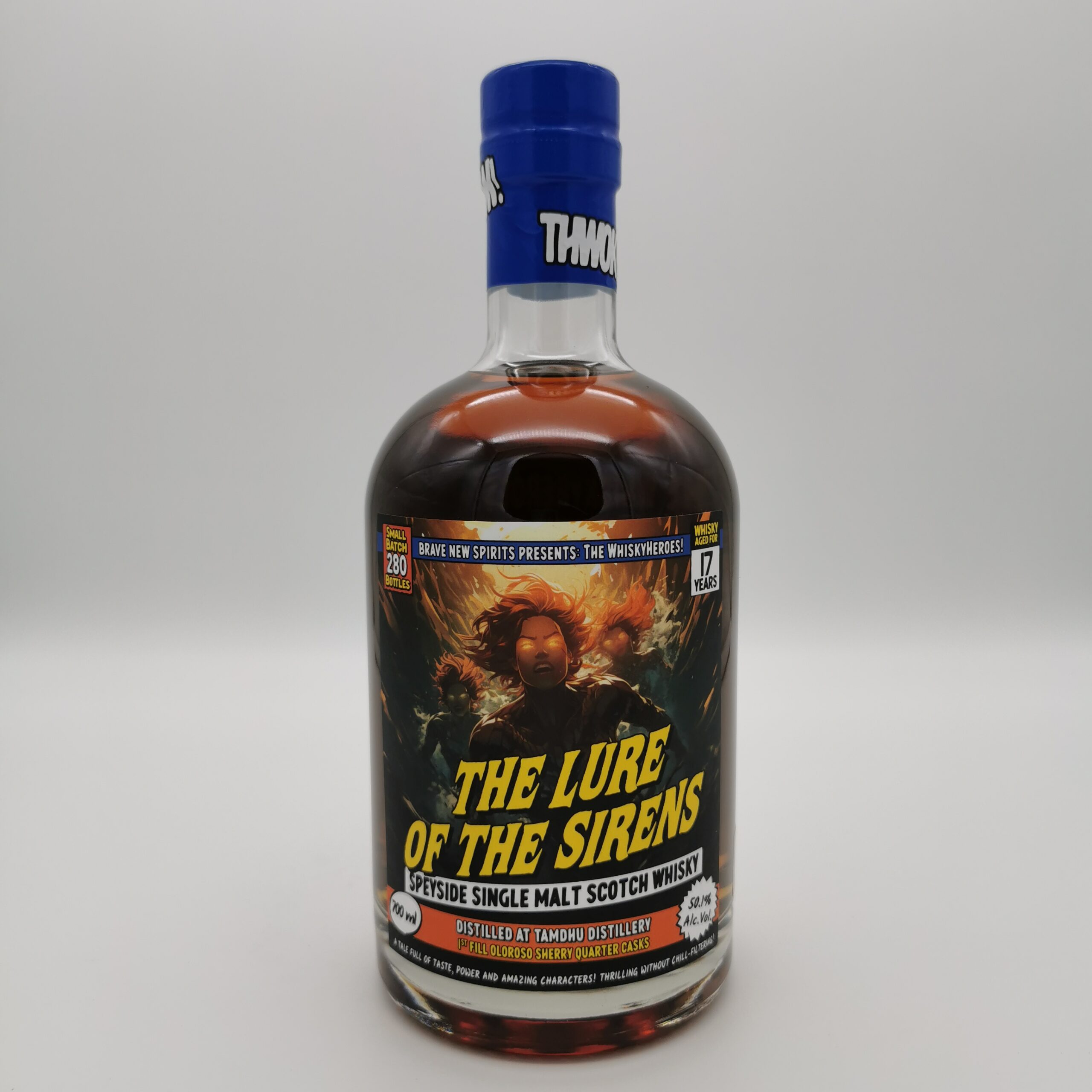 Tamdhu 17 Jahre 1st First Fill Oloroso Sherry Quarter Cask Finish Whisky Heroes – The Lure of the Sirens 50,1%vol. 0,7L