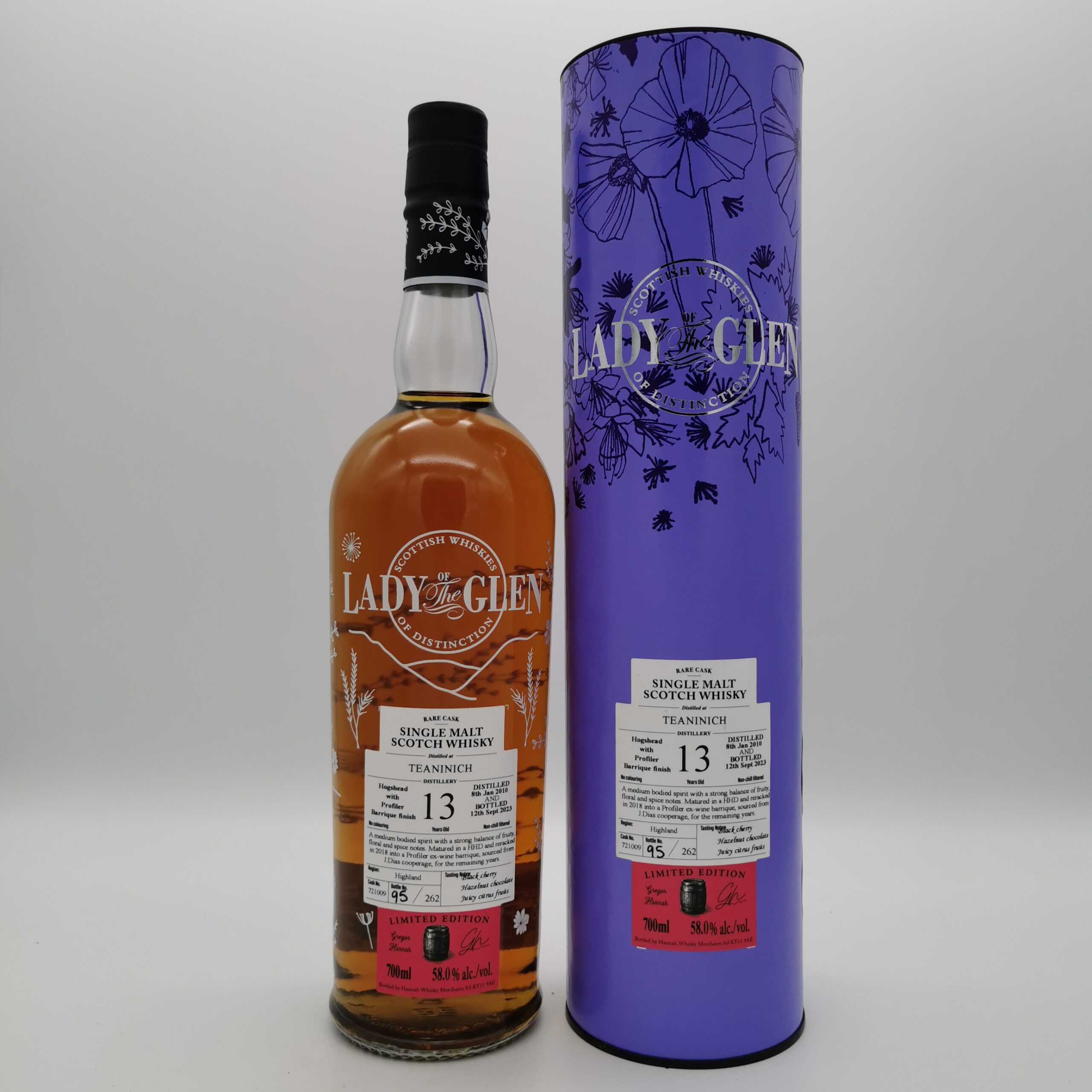 Teaninich 13 Jahre 2010/2023 1st Fill Profiler Barrique -Lady of the Glen- 58,0%vol. 0,7L