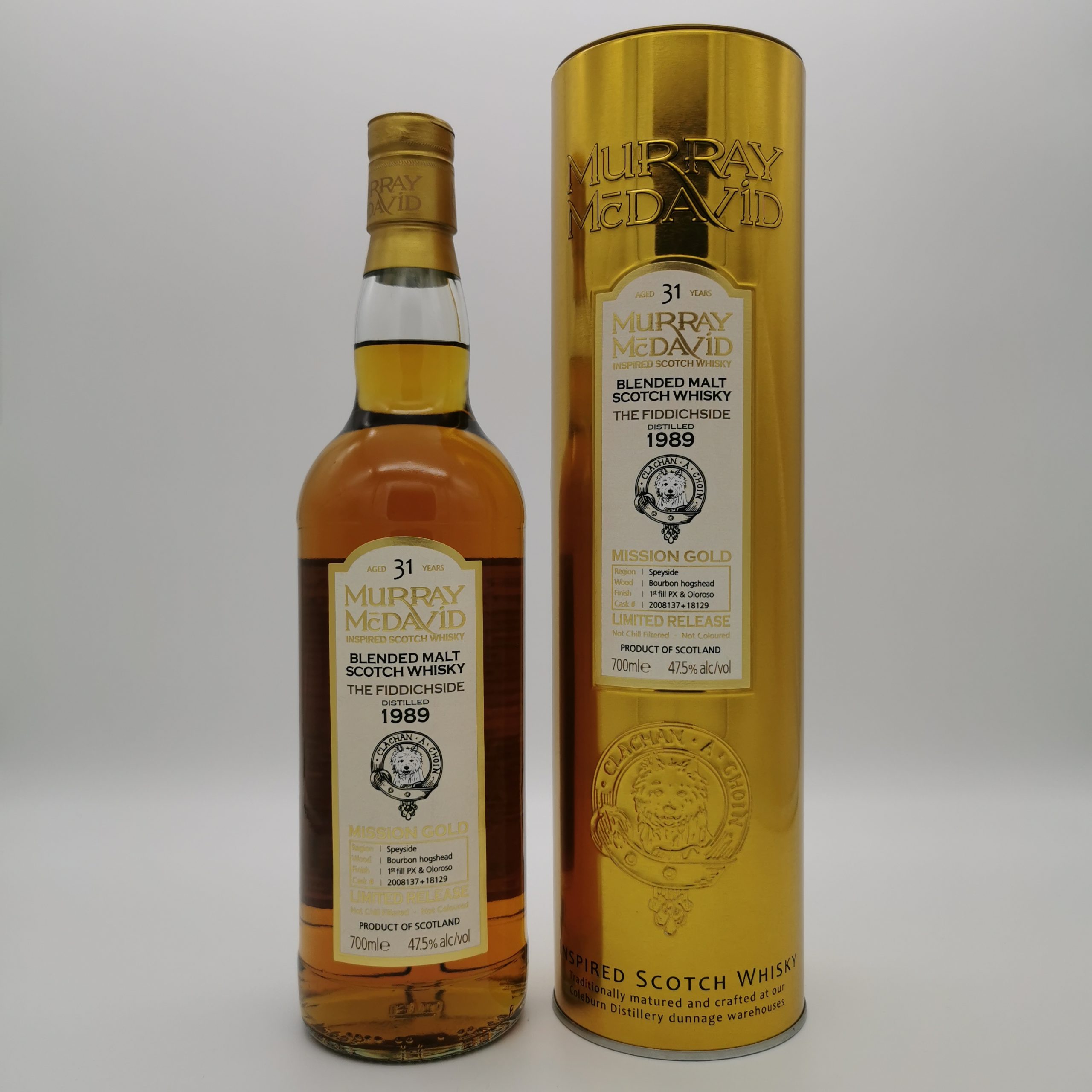 The Fiddichside 1989 31 Jahre –Murray McDavid- 47,5%vol. 0,7L – Bild 2