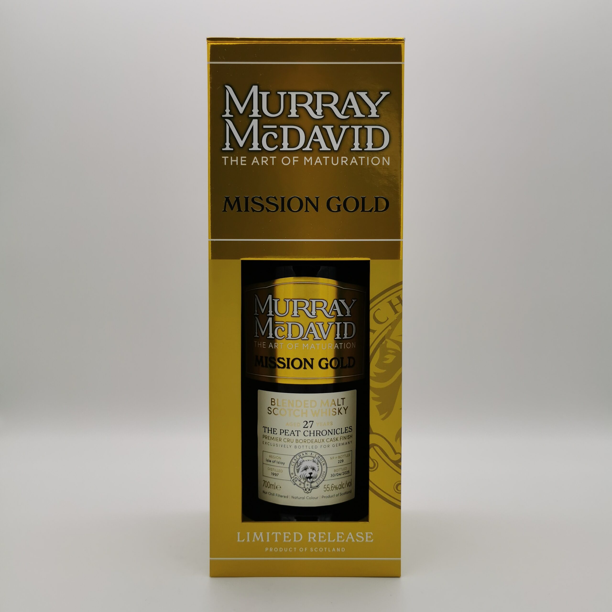 The Peat Chronicles 27 Jahre 1997/2025 Premier Cru Bordeaux-Barriques Finish –Murray McDavid- 55,6%vol. 0,7L – Bild 4