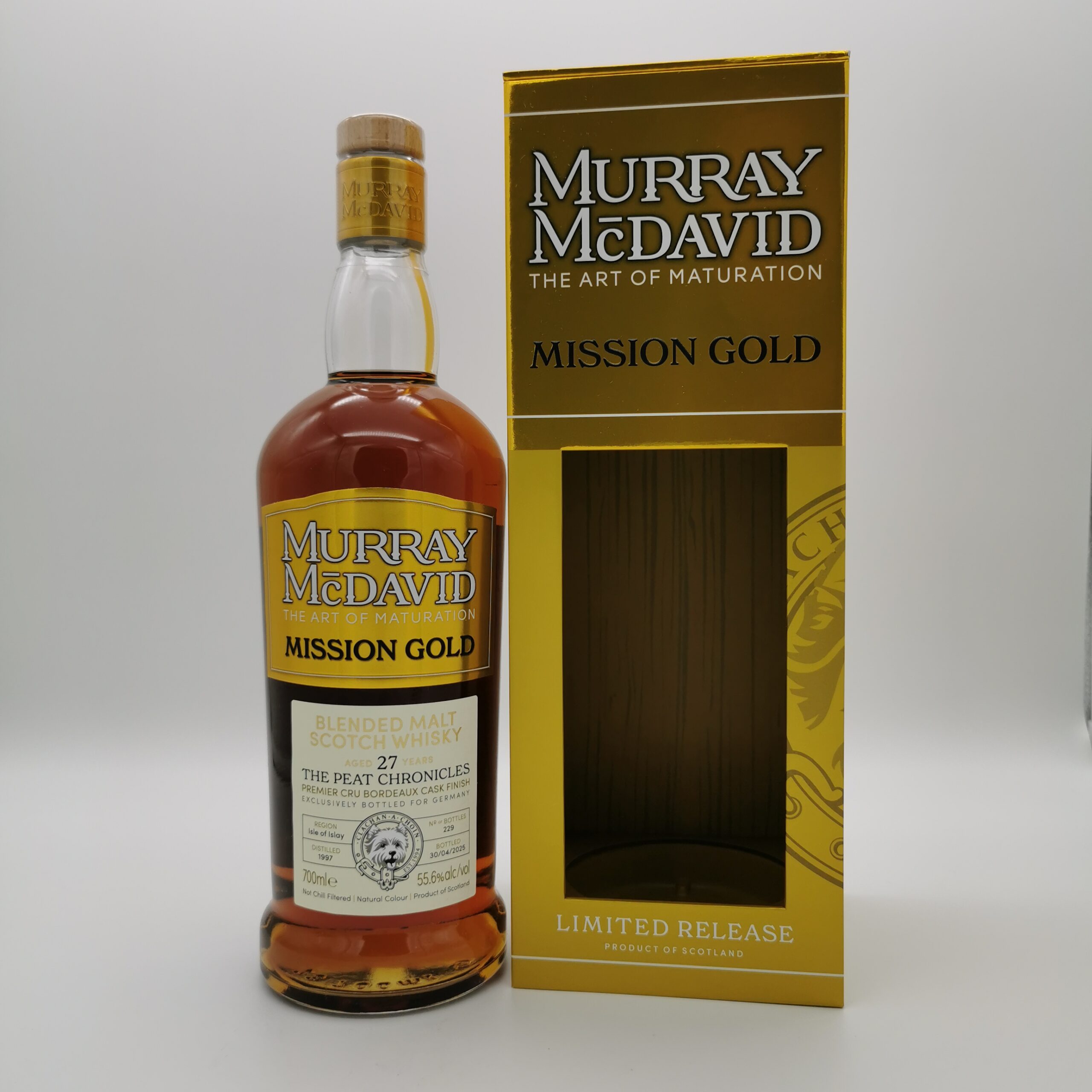 The Peat Chronicles 27 Jahre 1997/2025 Premier Cru Bordeaux-Barriques Finish –Murray McDavid- 55,6%vol. 0,7L – Bild 2
