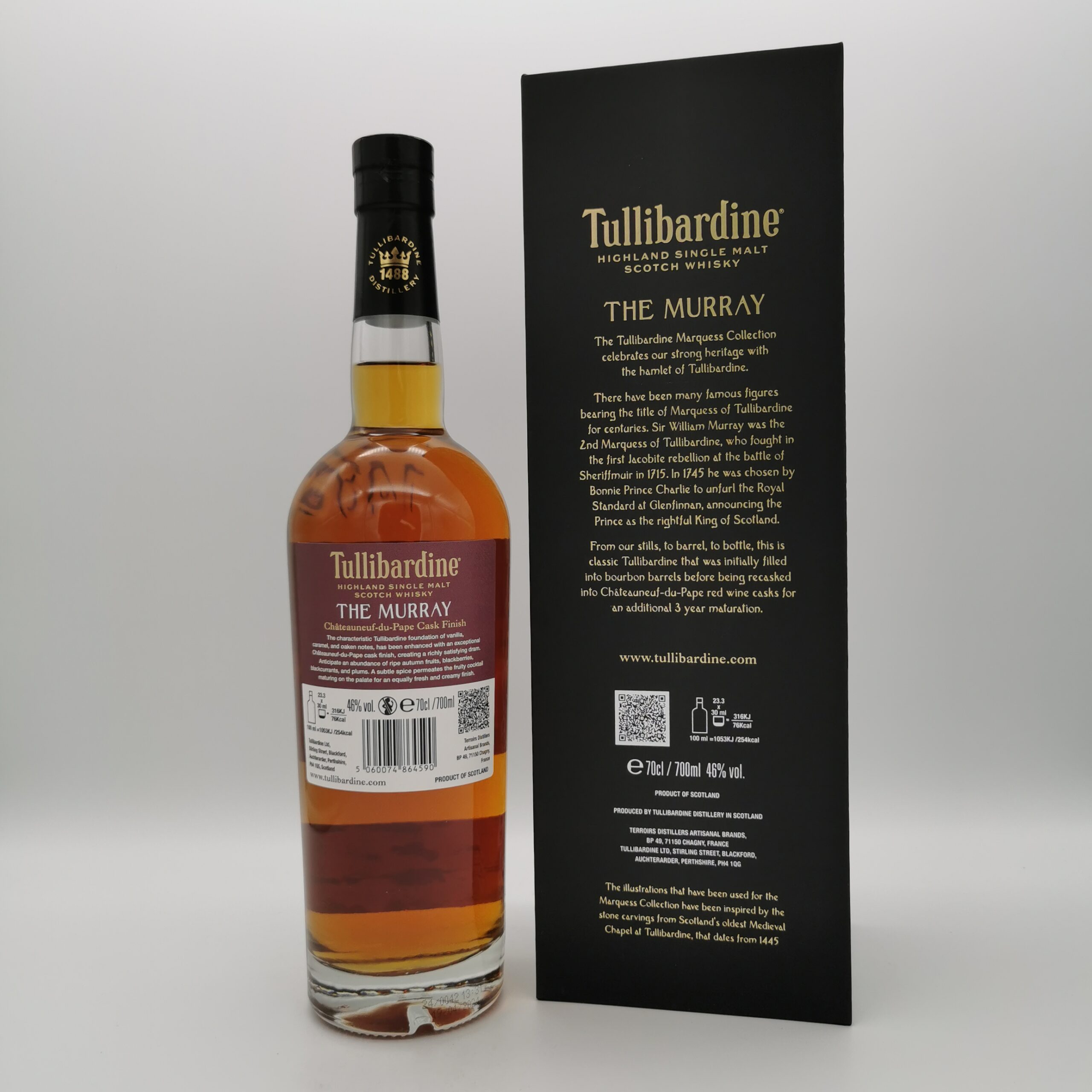 Tullibardine „The Murray“ 2008/2024 Châteauneuf-du-Pape Edition 46%vol. 0,7L – Bild 3