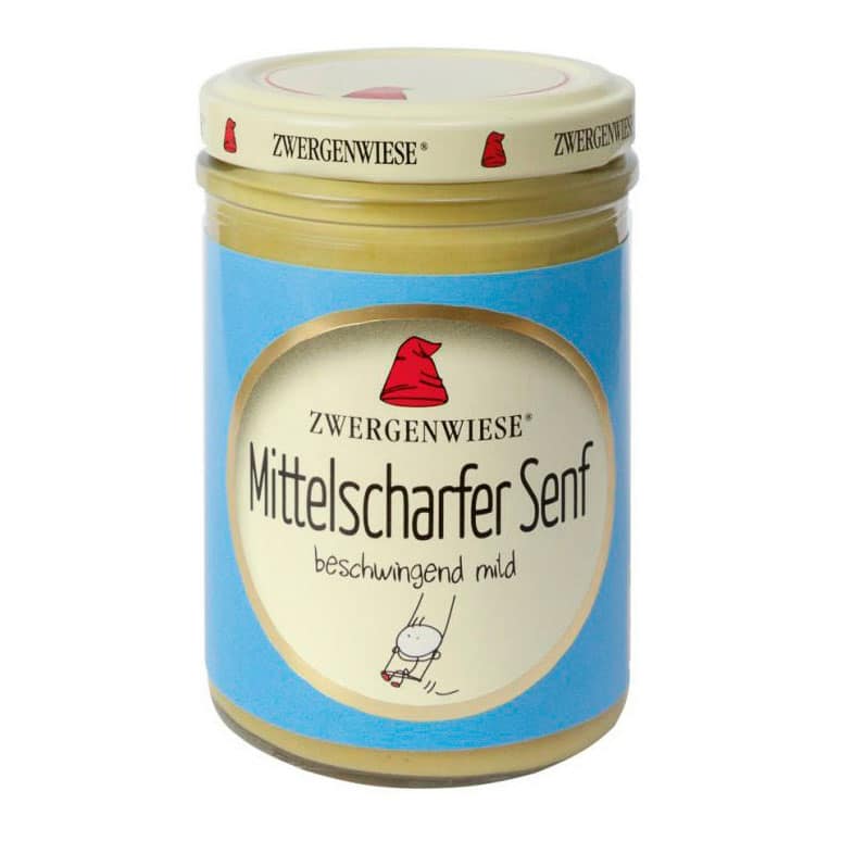 Zwergenwiese Mittelscharfer Senf, 160ml