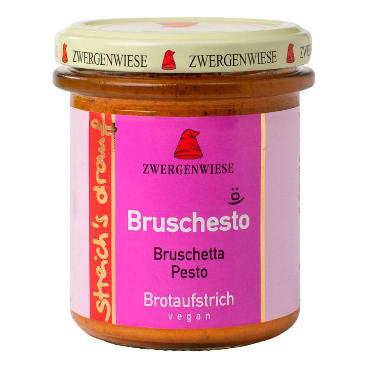 Zwergenwiese Streich’s drauf Bruschesto – Tomate, Knoblauch, Oregano, 135g – Bild 2